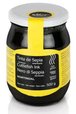 Atrament z mątwy, słoik 500g Nortindal
