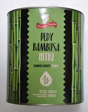 Bambus nitki 1800g puszka 2,95kg Bambus nitki 1800g puszka 2,95kg