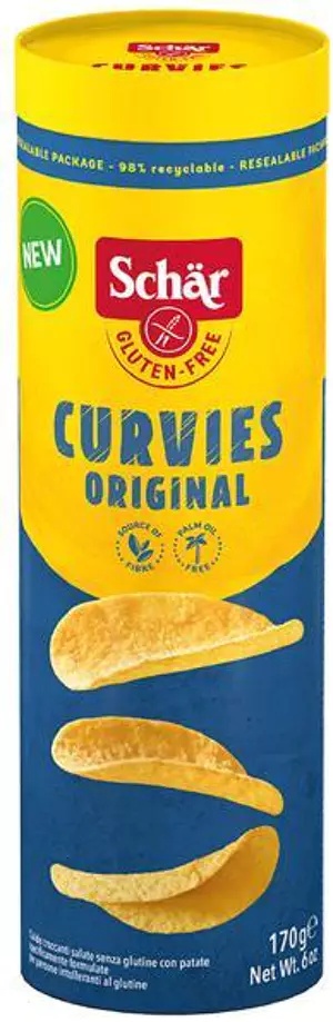 Chipsy Curvies Original 170g Schar e