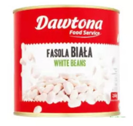 Fasola biała 1,6kg, pusz.2,6kg Dawtona