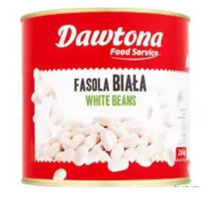 Fasola biała 1,6kg, pusz.2,6kg Dawtona