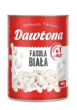 Fasola biała, pusz.400g Dawtona