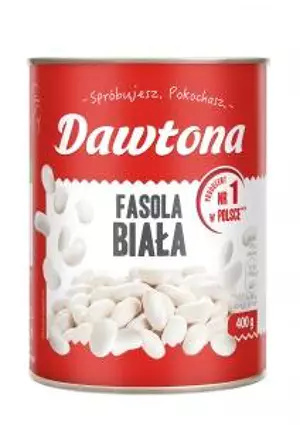 Fasola biała, pusz.400g Dawtona Fasola biała, pusz.400g Dawtona