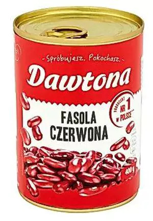 Fasola czerwona 400g Dawtona Fasola czerwona 400g Dawtona