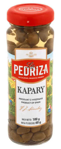 Kapary 60g Capotes marynowane 100g Pedriza