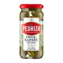 Kapary owoce z ogonkiem 110g maryn., 235g Pedriza