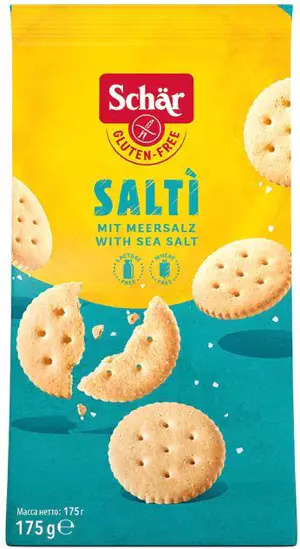 Krakersy słone Salti 175g Schar