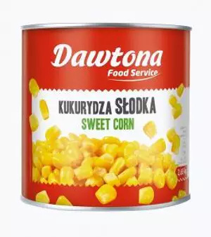 Kukurydza konserwowa 1775g puszka 2600g Dawtona Kukurydza konserwowa 1775g puszka 2600g Dawtona