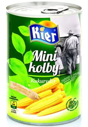 Kukurydza mini kolby 1500g/2950g Kier Kukurydza mini kolby 1500g/2950g Kier