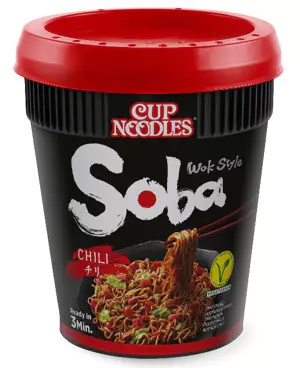 Makar.inst.Chilli Soba Cup Wok Style 92g Nissin Makar.inst.Chilli Soba Cup Wok Style 92g Nissin
