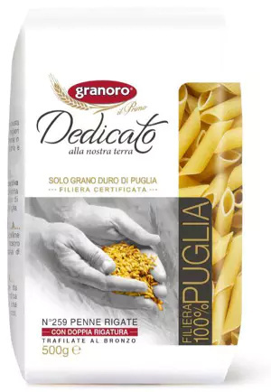 Makaron Penne Rigate Dedicato 500g Granoro Makaron Penne Rigate Dedicato 500g Granoro