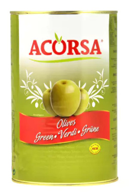 Oliwki zielone z/p 2,5kg puszka 4,1kg Acorsa