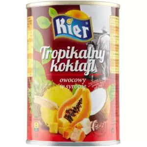 Owoce tropikalne w syropie 1500g/2950g Kier Owoce tropikalne w syropie 1500g/2950g Kier