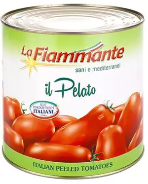 Pomidory Pelati 1,5 kg puszka 2,5kg La Fiammante e Pomidory Pelati 1,5 kg puszka 2,5kg La Fiammante e