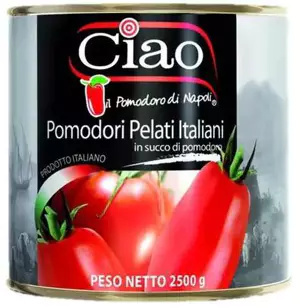 Pomidory Pelati 1,53kg, 2,5kg Ciao Pomidory Pelati 1,53kg, 2,5kg Ciao