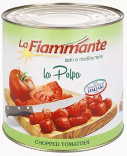Pomidory Polpa kostka 1,5kg puszka 2,5kg La Fiammante e*