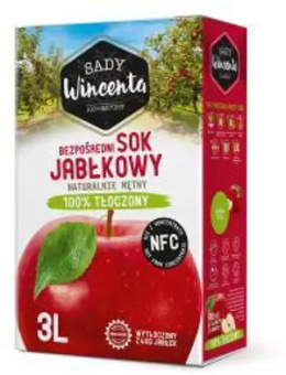 Sok jabłkowy NFC 3L Sady Wincenta