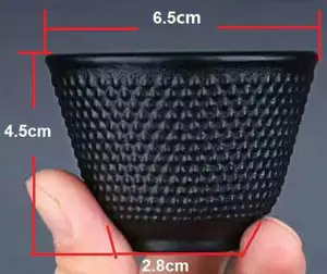 Czarka żeliwna czarna 60ml