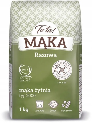 Mąka Razowa żytnia Tota! typ 2000