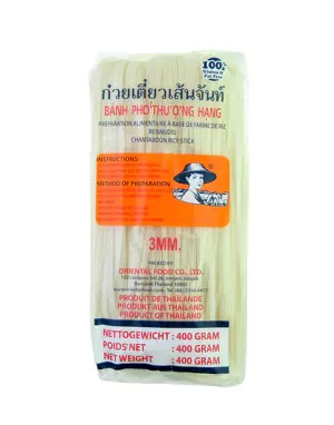 Makaron ryżowy 3mm 400g Farmer