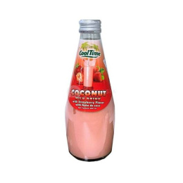 Mleczny napój kokosowy o smaku truskawkowym COOLTIME 290mlx24szt