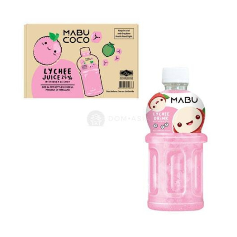Napój o smaku liczi MABU COCO 320ml x24 Napój o smaku liczi MABU COCO 320ml x24