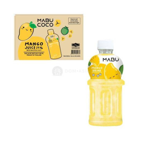 Napój o smaku mango MABU COCO 320ml x24 Napój o smaku mango MABU COCO 320ml x24