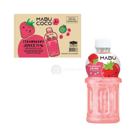 Napój o smaku truskawek MABU COCO 320ml x24 Napój o smaku truskawek MABU COCO 320ml x24