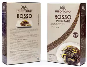 Ryż czerwony naturalny Rosso,1kg Toro