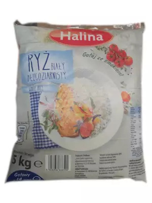 Ryż długoziarnisty 5kg Halina Ryż długoziarnisty 5kg Halina
