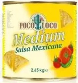Salsa Mexicana Medium Dip 2650g Poco Loco Salsa Mexicana Medium Dip 2650g Poco Loco