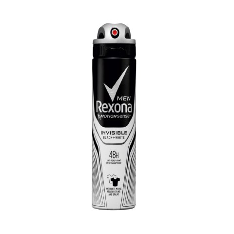 Antyperspirant spray dla mężczyzn Invisible Black&White 150 ml Antyperspirant spray dla mężczyzn Invisible Black&White 150 ml