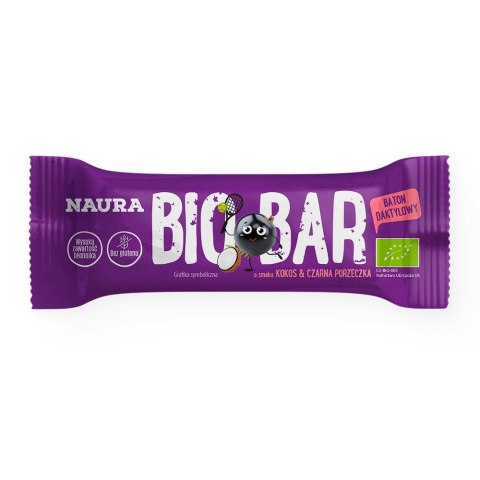 Baton Czarna porzeczka & Kokos BIO 35 g Baton Czarna porzeczka & Kokos BIO 35 g