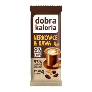 Baton kawa i orzech bez dodatku cukru 35 g