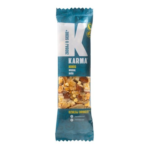 Baton kokos, migdał, miód 35 g