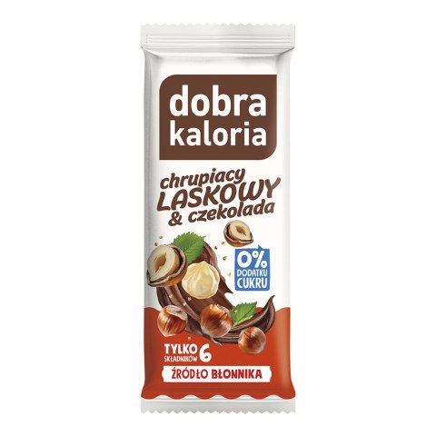 Baton orzech laskowy i czekolada bez dodatku cukru 35 g Baton orzech laskowy i czekolada bez dodatku cukru 35 g