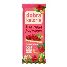 Baton z orzechów nerkowca z malinami bez dodatku cukru 35 g