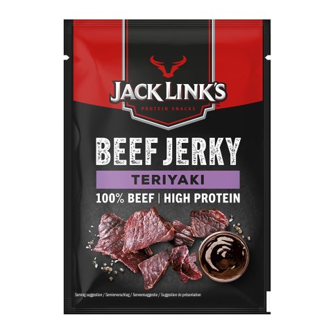 Beef Jerky: Wołowina w kawałkach: suszona i wędzona. Teriyaki 25 g Beef Jerky: Wołowina w kawałkach: suszona i wędzona. Teriyaki 25 g