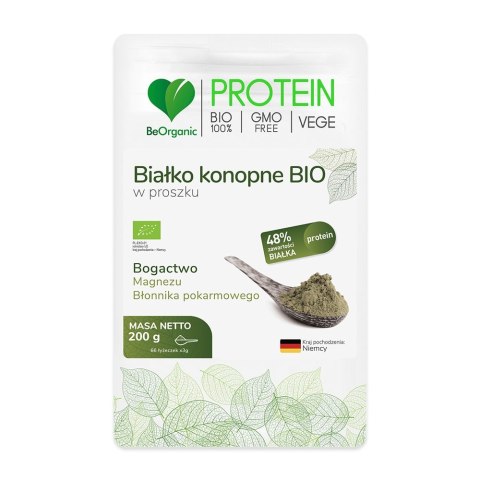 Białko konopne w proszku BIO 200 g Białko konopne w proszku BIO 200 g