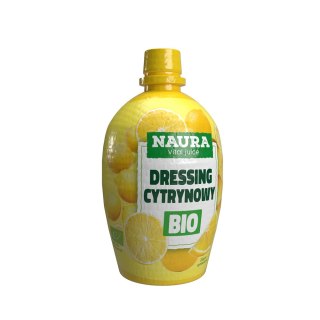 Bio dressing cytrynowy / Ekologiczna zaprawa z sokiem z cytryny bez dodatku cukru 200ml