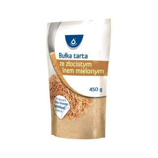 Bułka tarta ze złocistym lnem mielonym 450 g