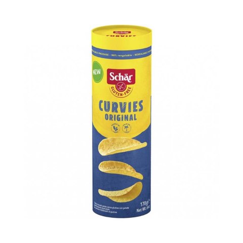 Chipsy ziemniaczane Curvies bezglutenowe 170 g Chipsy ziemniaczane Curvies bezglutenowe 170 g