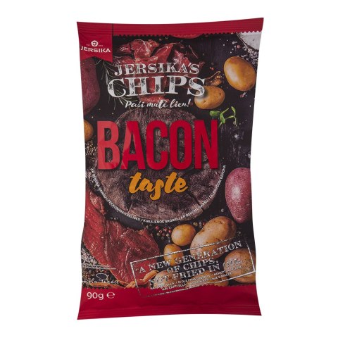 Chipsy ziemniaczane o smaku bekonu 90 g Chipsy ziemniaczane o smaku bekonu 90 g