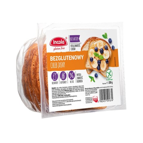 Chleb jasny bezglutenowy 200 g Chleb jasny bezglutenowy 200 g