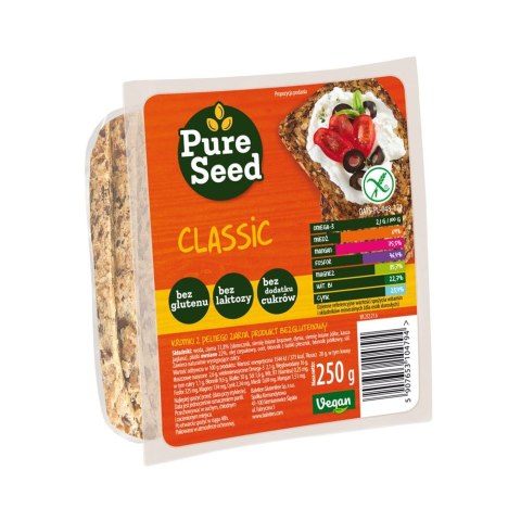 Chleb z pełnego ziarna bezglutenowy 250 g Chleb z pełnego ziarna bezglutenowy 250 g