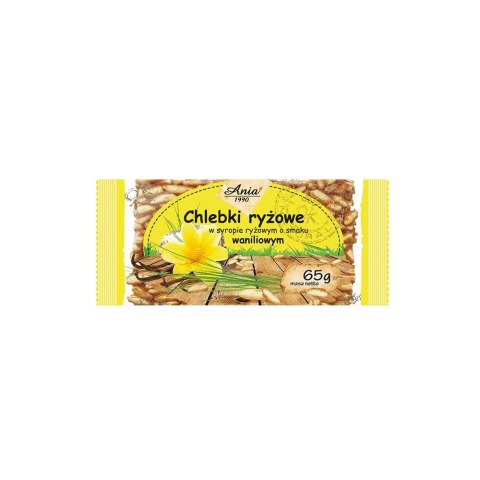 Chlebki ryżowe o smaku waniliowym 65 g Chlebki ryżowe o smaku waniliowym 65 g
