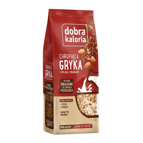 Chrupiąca gryka z melasą i migdałami 100 g Chrupiąca gryka z melasą i migdałami 100 g