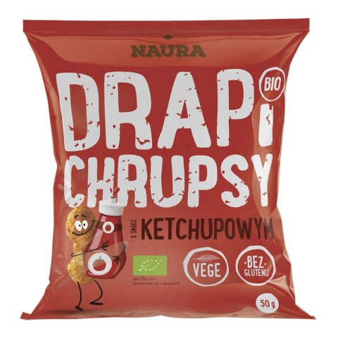 Chrupki o smaku ketchupowym BIO 50 g Chrupki o smaku ketchupowym BIO 50 g