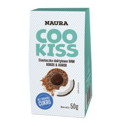 Ciasteczka daktylowe RAW kokos&karob 50 g