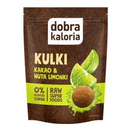 Ciasteczka-kulki Kakao&Nuta limonki bez cukru 65 g